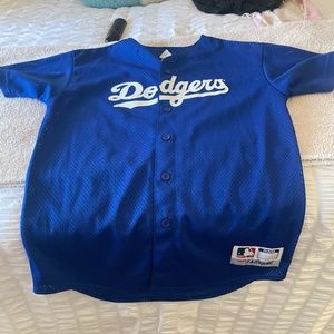 Short sleeve Blue Dodgers Jersey